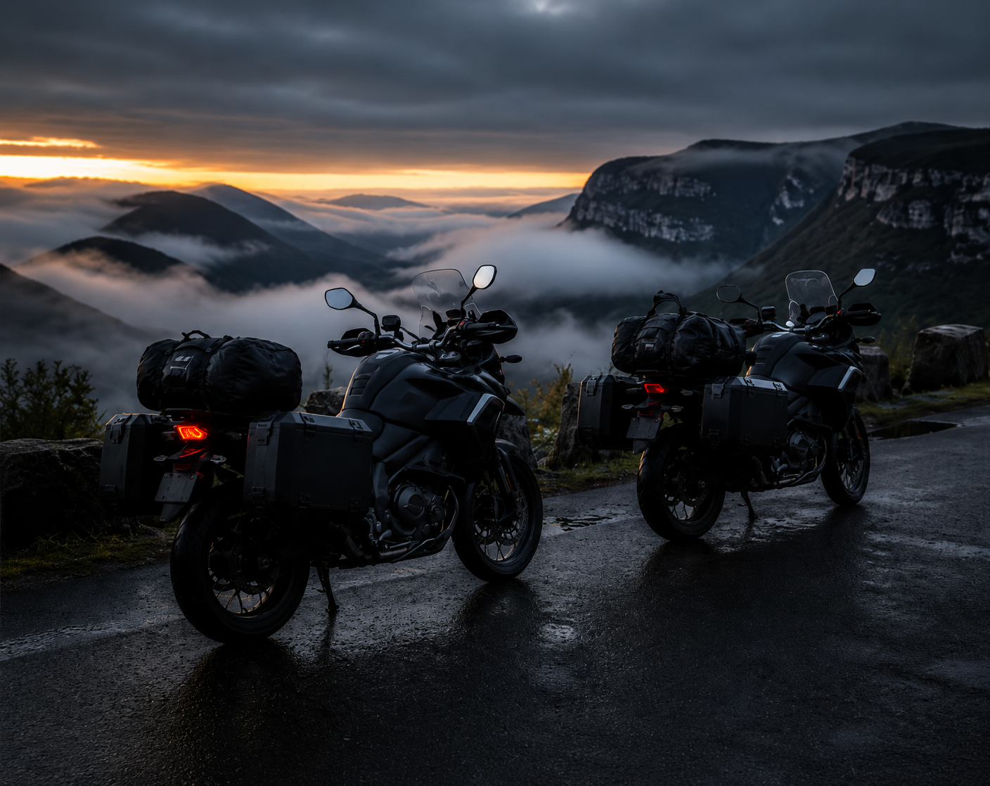 Planejamento de viagem de moto